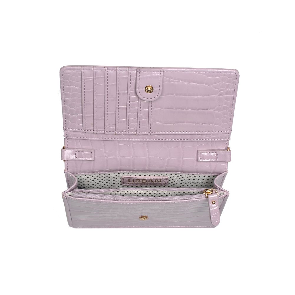 Product Image of Urban Expressions Emma Croc Crossbody 840611169464 View 4 | Lavender