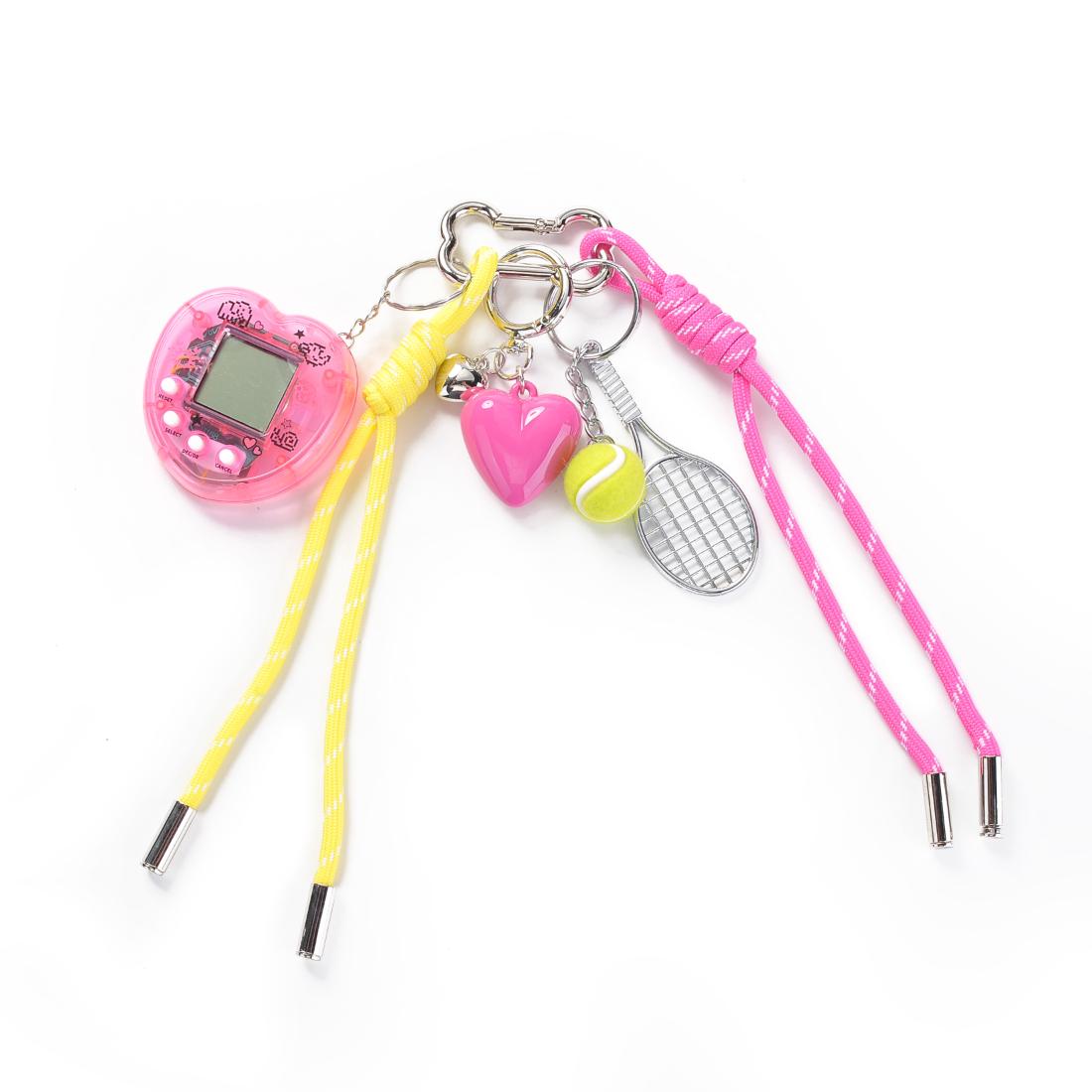 Woman wearing Multi Urban Expressions Cindy Hanging Charm 840611150691 View 5 | Multi