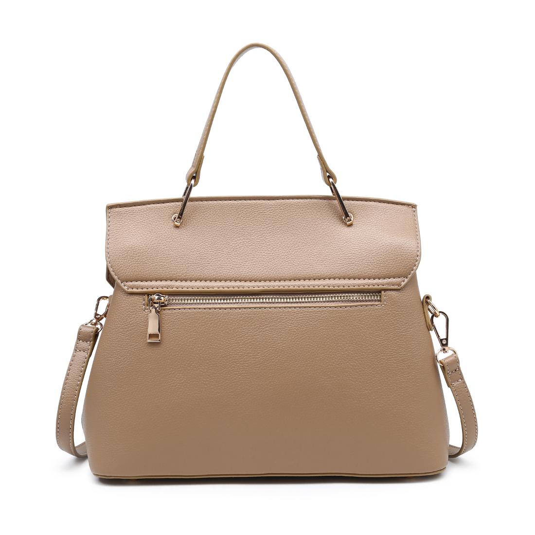 Urban Expressions Nico Satchel 840504213830 View 3 | Mushroom