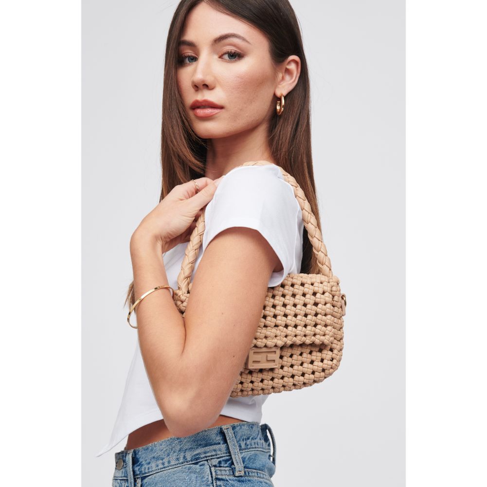 Woman wearing Flax Urban Expressions Imelda Baguette 840611100948 View 4 | Flax