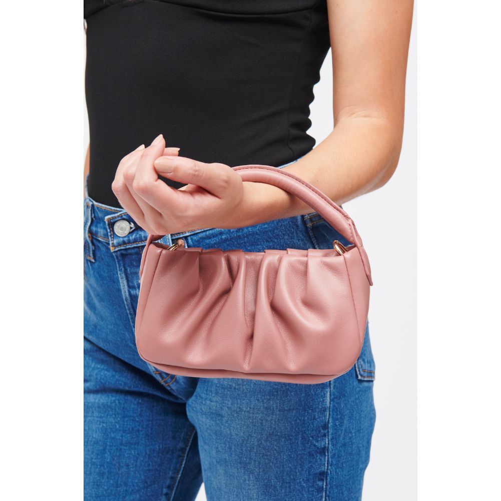 Woman wearing Blush Urban Expressions Milo Mini Bag 818209010511 View 2 | Blush