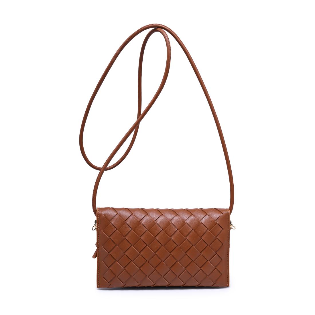 Woman wearing Chocolate Urban Expressions Aubrey Crossbody 840504205651 View 7 | Chocolate