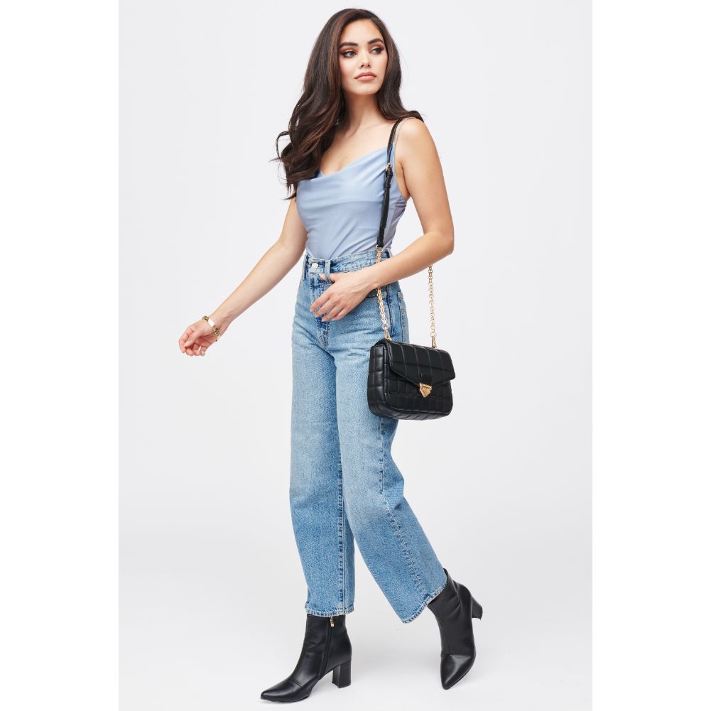 Woman wearing Black Urban Expressions Patsy Crossbody 840611184511 View 4 | Black