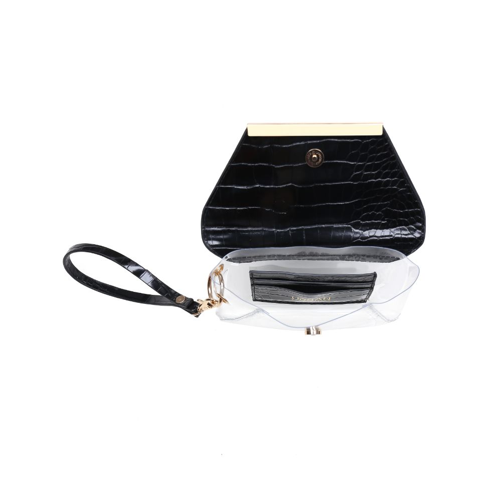 Product Image of Urban Expressions Reese - Croc Wristlet 840611163387 View 8 | Black