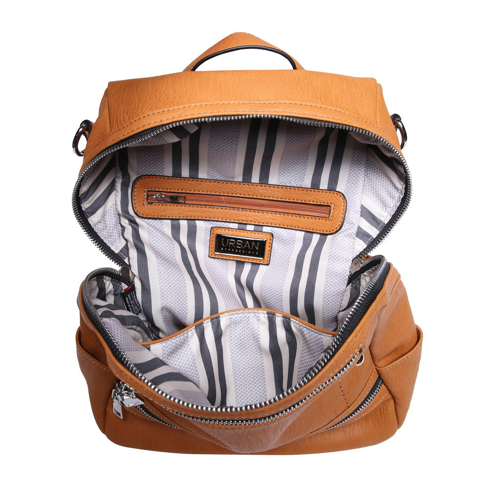 Product Image of Urban Expressions Juliette Backpack NA-840611160201 View 4 | Tan