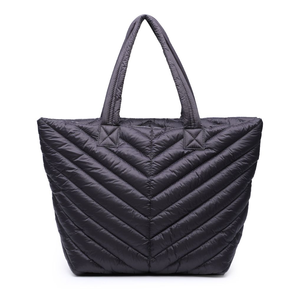 Woman wearing Grey Urban Expressions Kickoff Tote NA-840611162410 View 7 | Grey