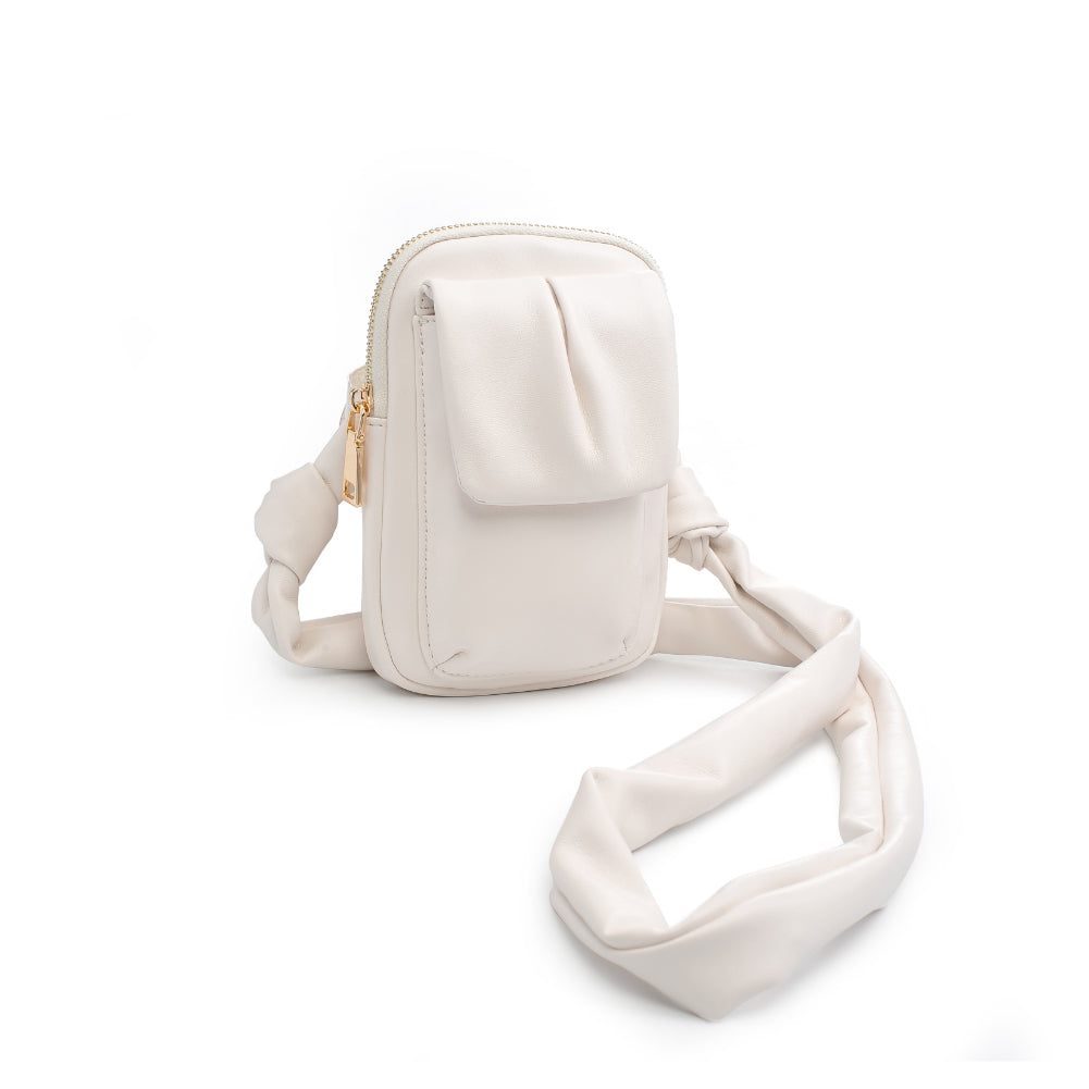 Product Image of Urban Expressions Autumn Cell Phone Crossbody 840611181602 View 6 | White