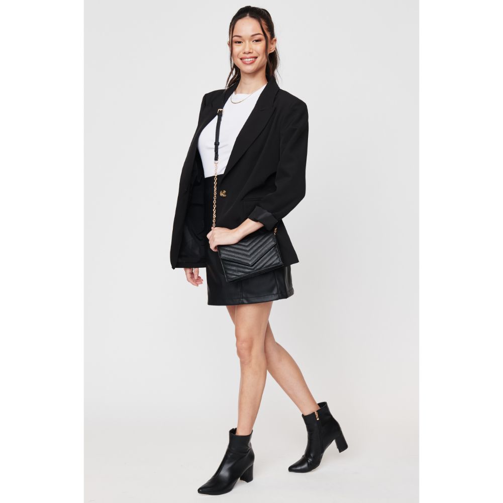 Woman wearing Black Urban Expressions Muriel Crossbody 840611104601 View 4 | Black