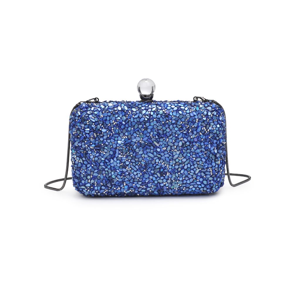 Woman wearing Midnight Urban Expressions Penelope Evening Bag 840611114105 View 7 | Midnight