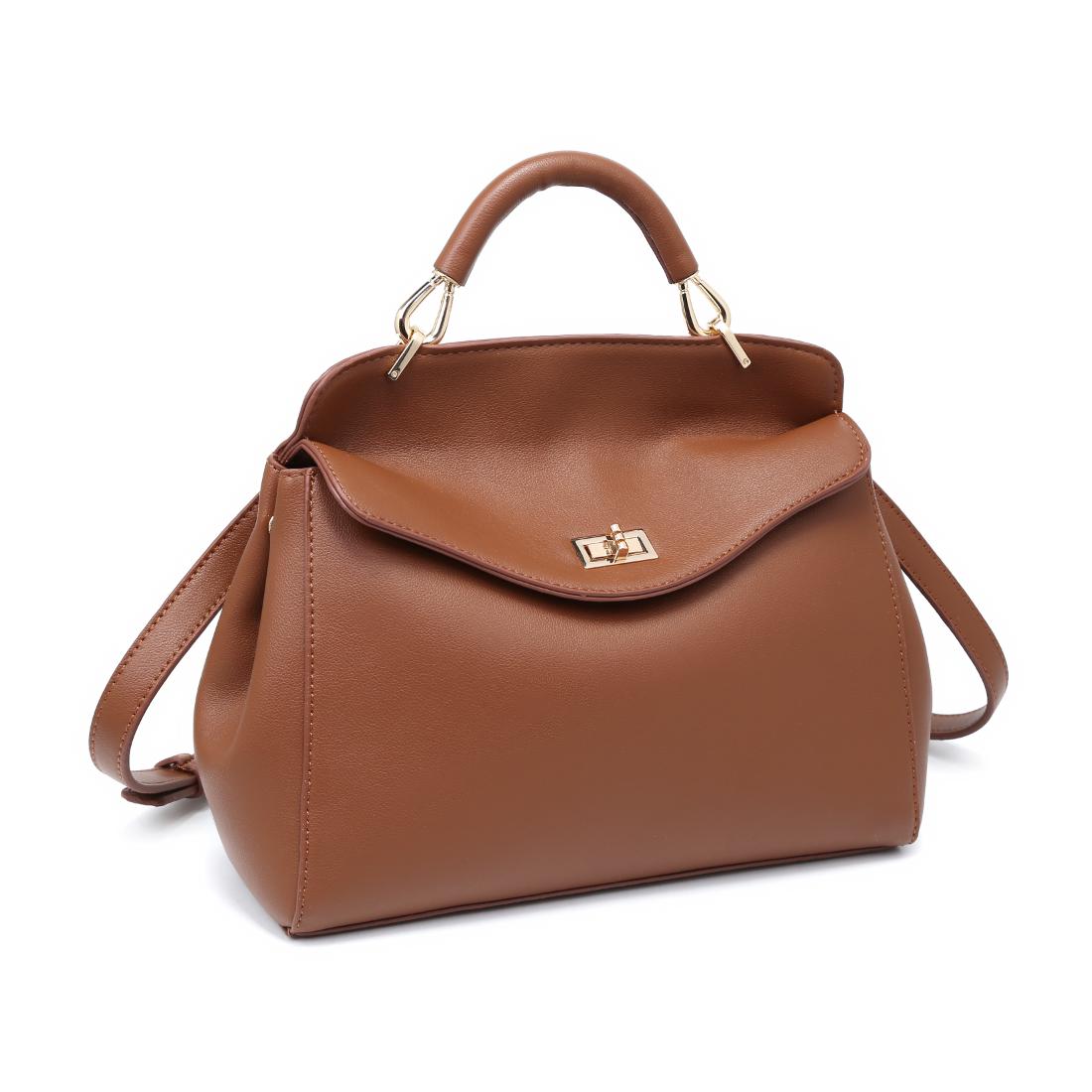 Woman wearing Chocolate Urban Expressions Liza Crossbody 840504208270 View 6 | Chocolate