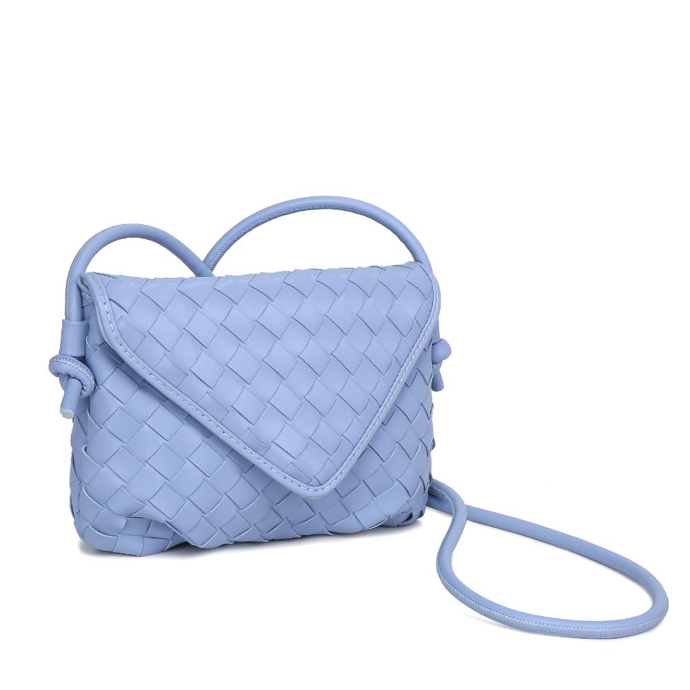 Woman wearing Sky Blue Urban Expressions Kylo Crossbody 840611124432 View 6 | Sky Blue