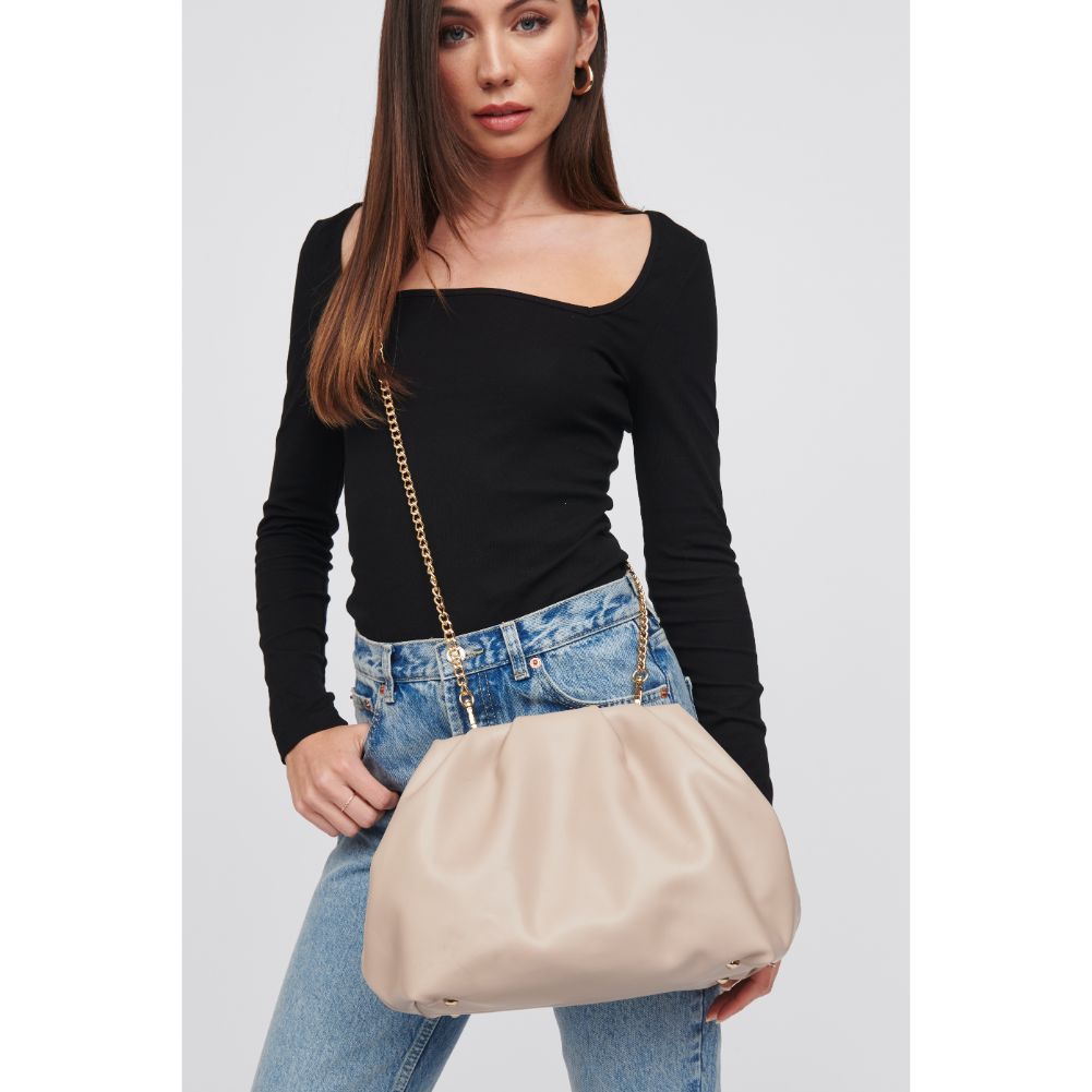 Woman wearing Natural Urban Expressions Yasmina Clutch 818209016308 View 2 | Natural