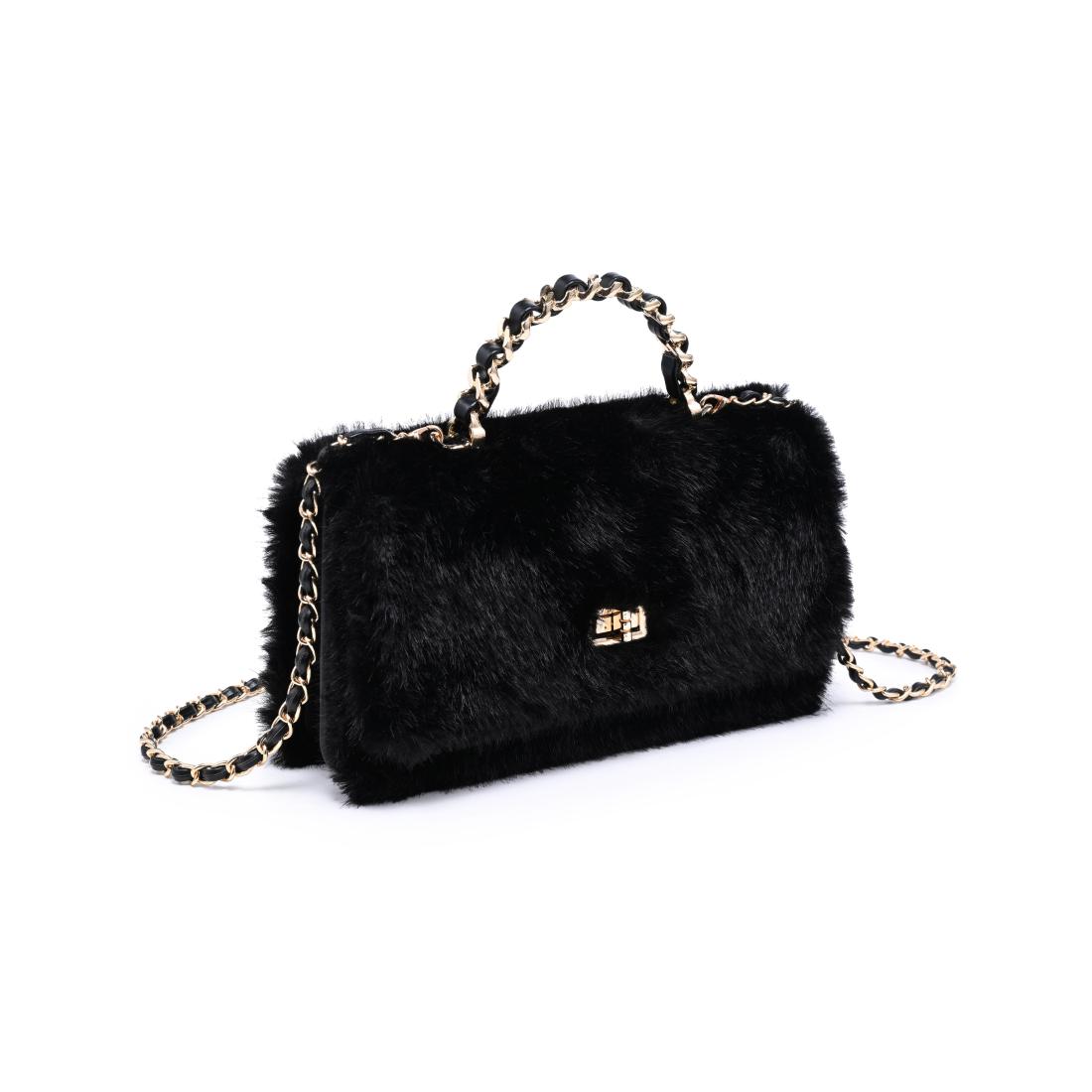 Urban Expressions Lulu - Fur Crossbody 840504212390 View 6 | Black
