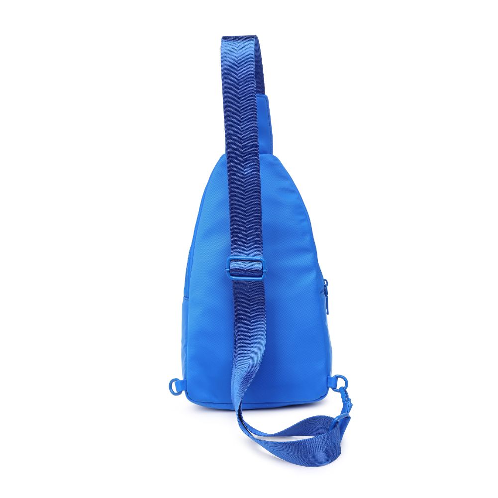 Woman wearing Blue Urban Expressions Walker - Nylon Sling Backpack 840611110954 View 7 | Blue