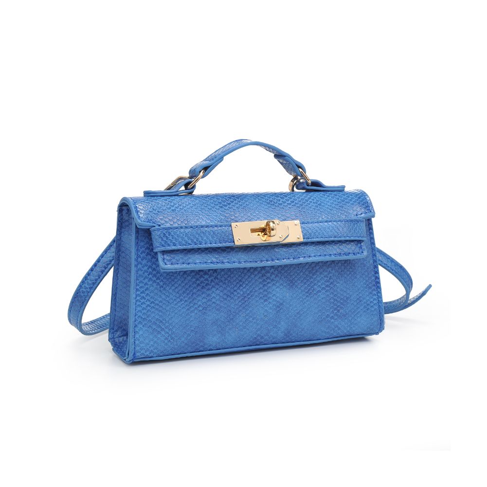 Product Image of Urban Expressions Georgina Snake Crossbody 840611181275 View 6 | Blue
