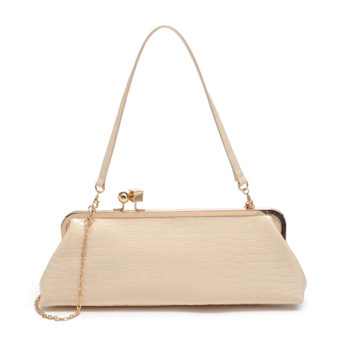 Product Image of Urban Expressions Piper Clutch 840504200755 View 5 | Cream