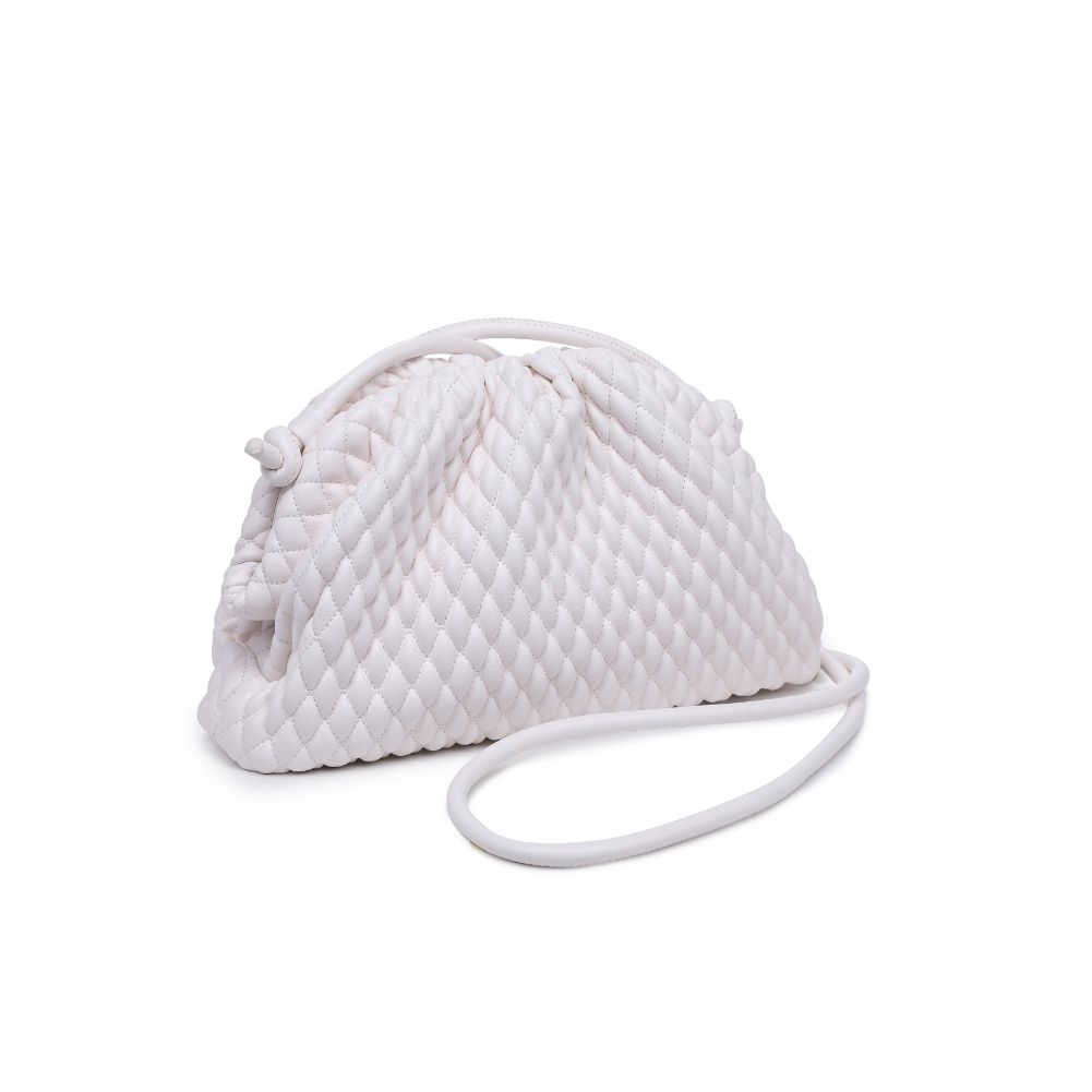 Woman wearing Oatmilk Urban Expressions Elise Crossbody 840611118363 View 6 | Oatmilk