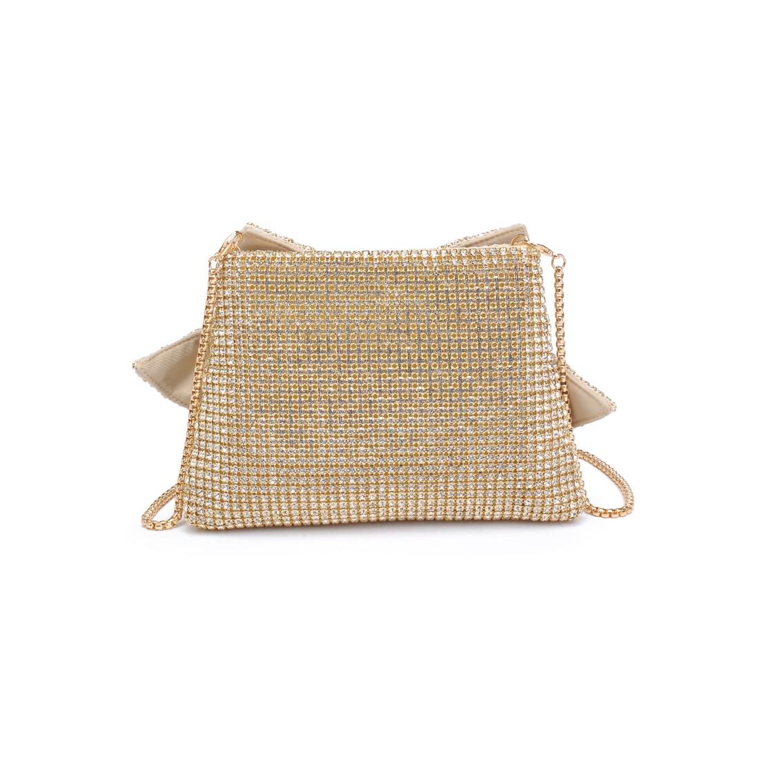 Product Image of Urban Expressions Gretchen Evening Bag 840611156372 View 7 | Gold