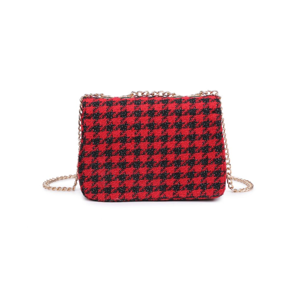 Woman wearing Red Black Urban Expressions Camille Shoulder Bag 840611120588 View 7 | Red Black