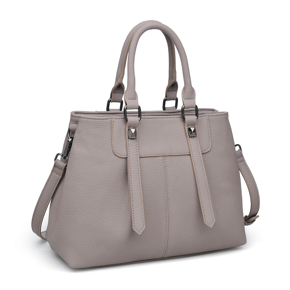 Product Image of Urban Expressions Austin Satchel NA-840611150578 View 2 | Grey