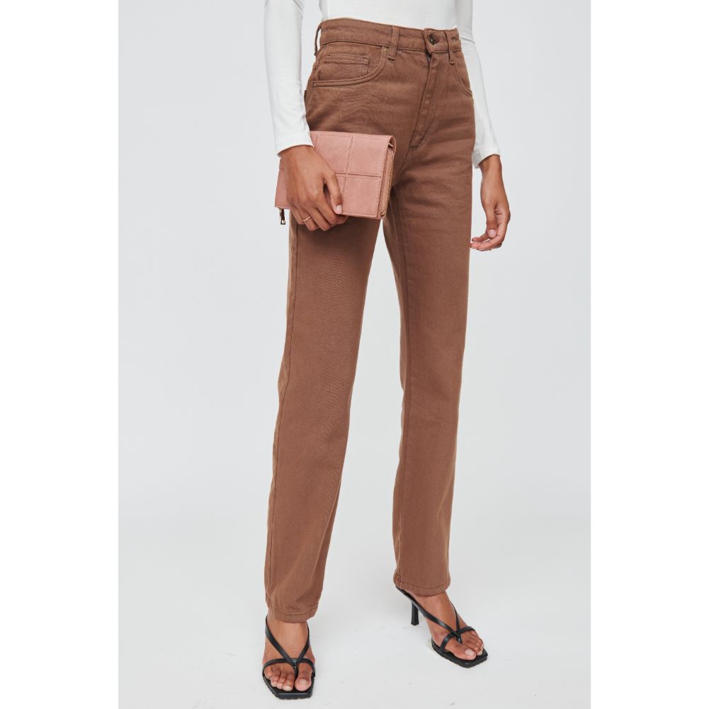 Woman wearing Blush Urban Expressions Raelynn Crossbody 840611103925 View 3 | Blush
