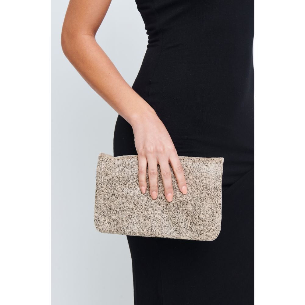 Woman wearing Natural Urban Expressions Jones Crossbody 840611180308 View 2 | Natural