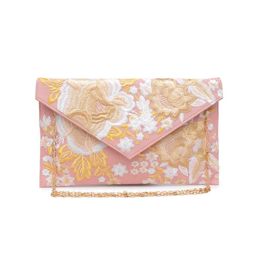 Product Image of Urban Expressions Florina Clutch NA-840611144065 View 1 | Blush