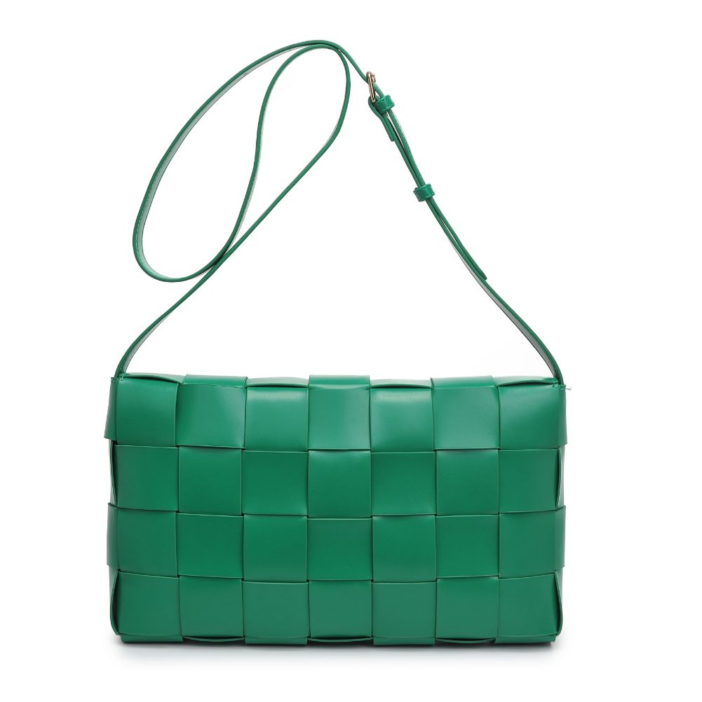 Product Image of Urban Expressions Olga - Woven Crossbody 818209019309 View 7 | Kelly Green