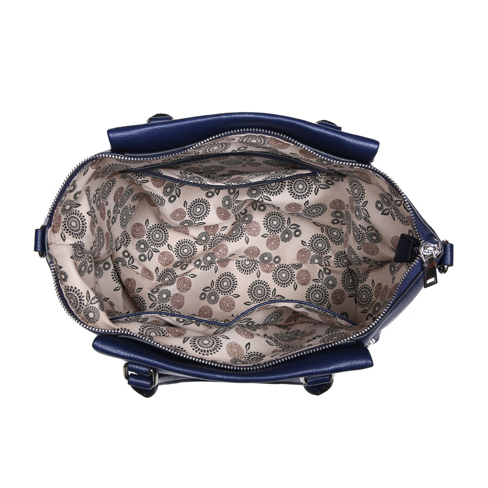 Product Image of Urban Expressions Frankie Satchel NA-840611149565 View 4 | Navy
