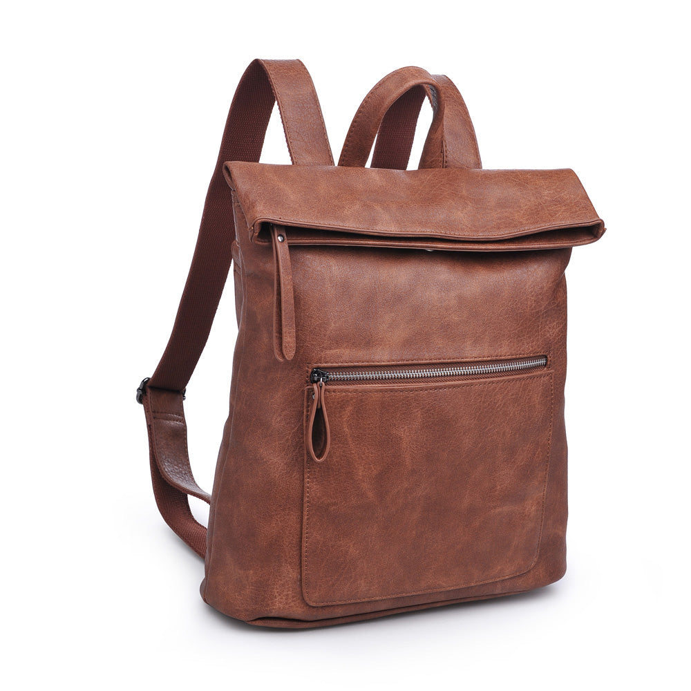 Urban Expressions Lennon Backpack 840611134837 View 6 | Cognac