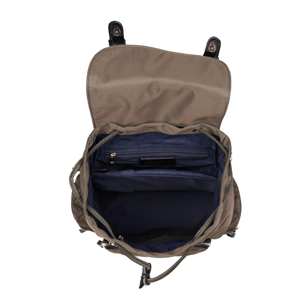 Product Image of Urban Expressions Waltz Backpack NA-840611154897 View 4 | Olive