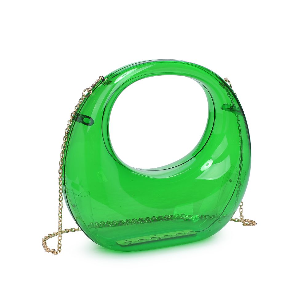 Woman wearing Forest Urban Expressions Bess Evening Bag 840611116949 View 6 | Forest