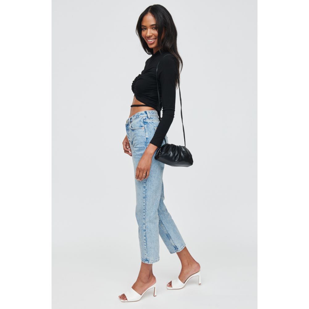 Woman wearing Black Urban Expressions Monica Crossbody 840611104908 View 3 | Black