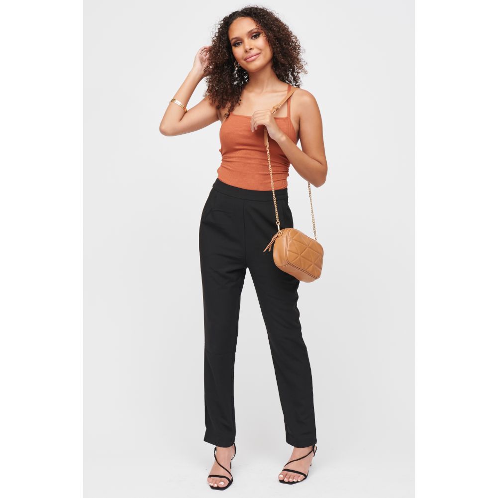 Woman wearing Camel Urban Expressions Petra Crossbody 840611184573 View 4 | Camel