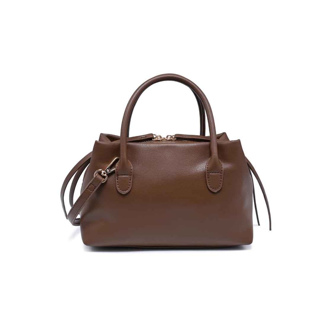 Woman wearing Chocolate Urban Expressions Logan Crossbody 840504205361 View 7 | Chocolate