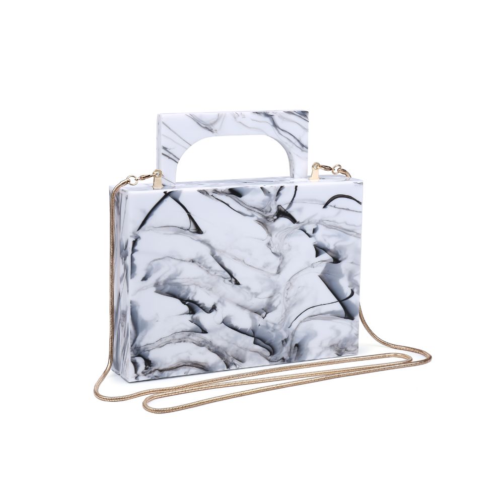 Product Image of Urban Expressions Scarlett Clutch NA-840611163578 View 2 | Black White Marble