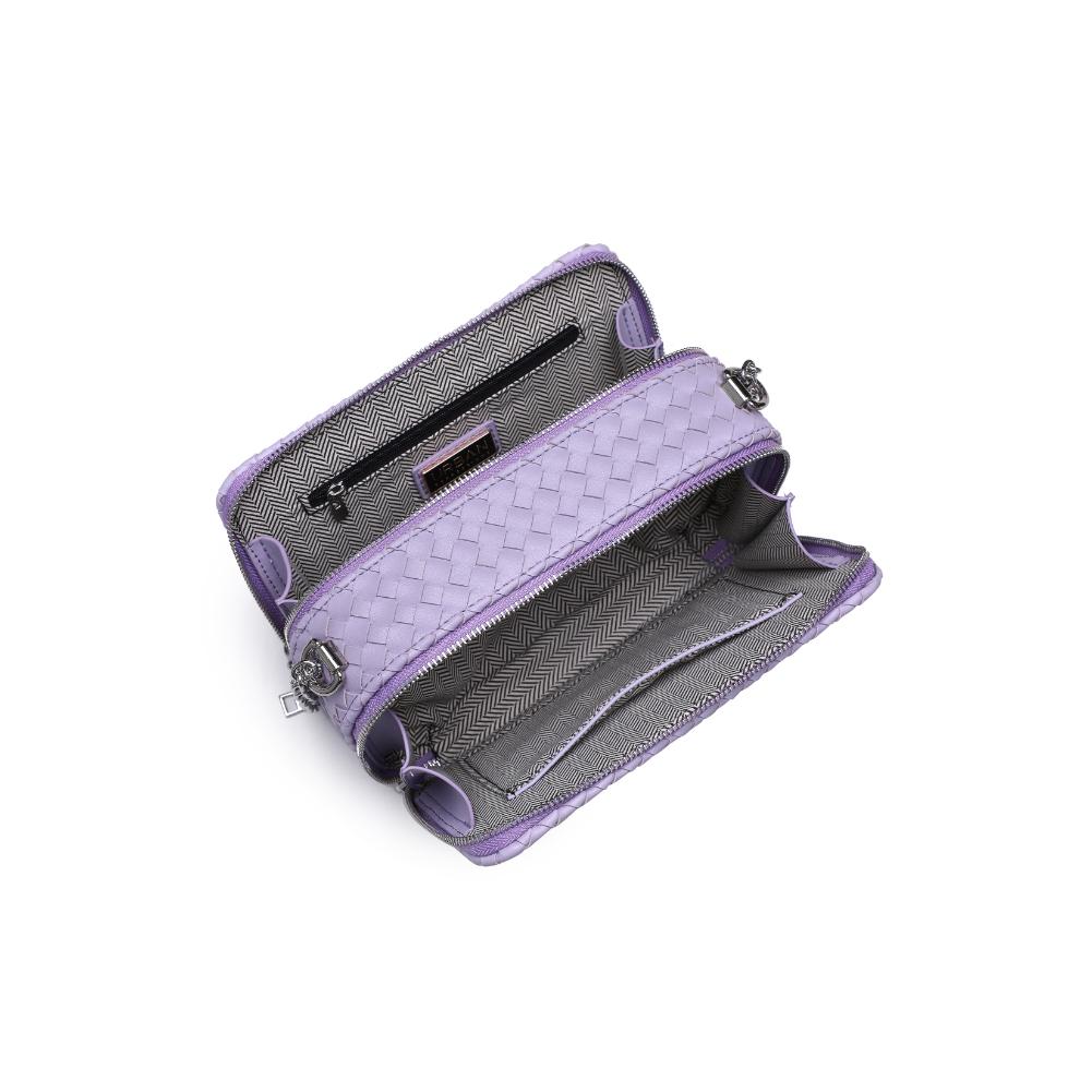 Woman wearing Lilac Urban Expressions Elle Crossbody 840611124487 View 9 | Lilac