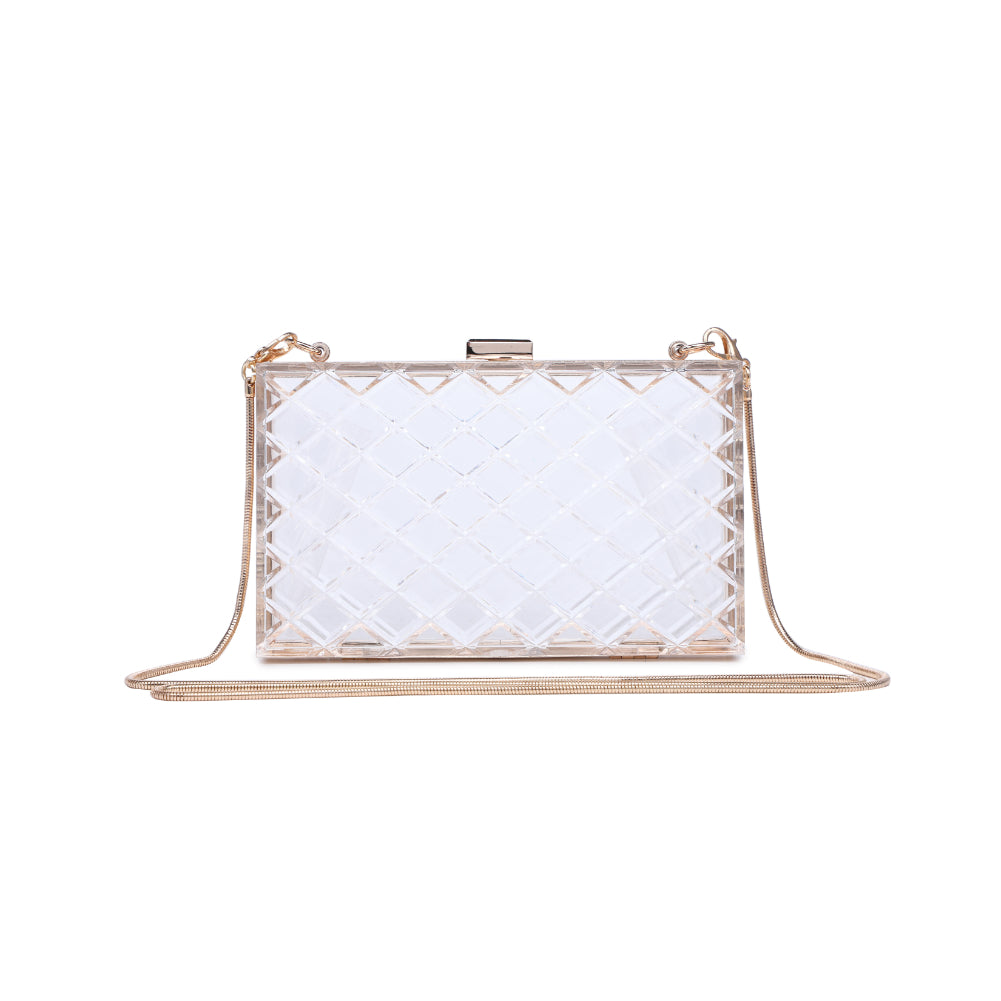Product Image of Urban Expressions Doja Evening Bag 840611177452 View 5 | Clear