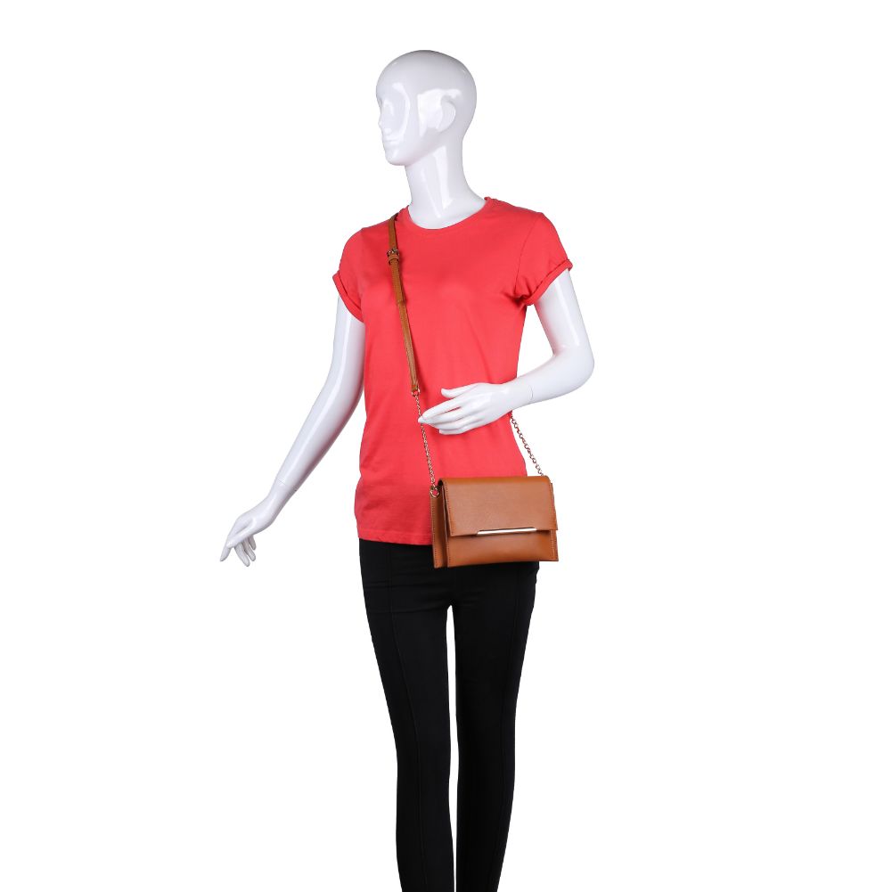 Product Image of Urban Expressions Asher Crossbody 840611165442 View 5 | Tan
