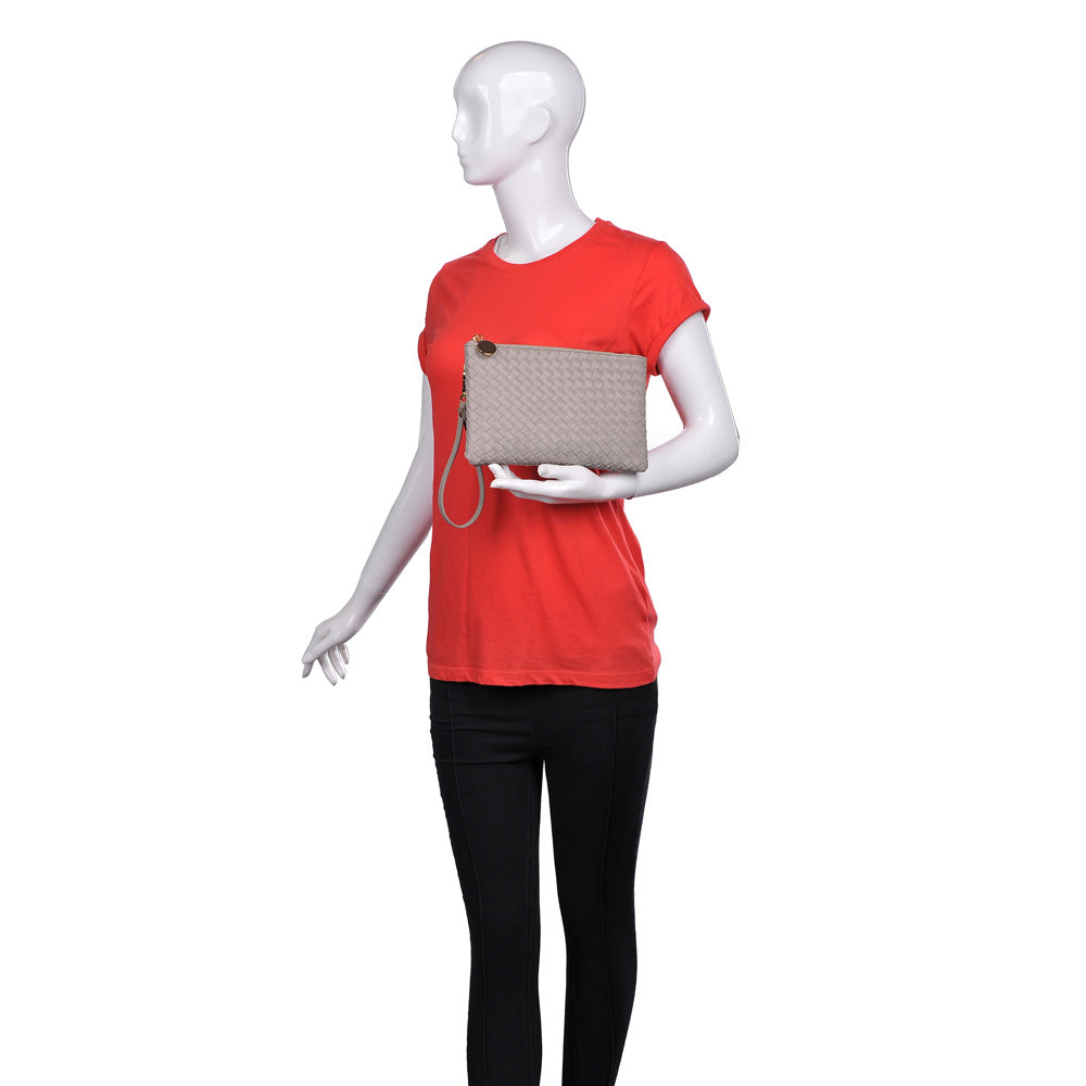 Product Image of Urban Expressions Joan Wristlet NA-840611160454 View 5 | Grey