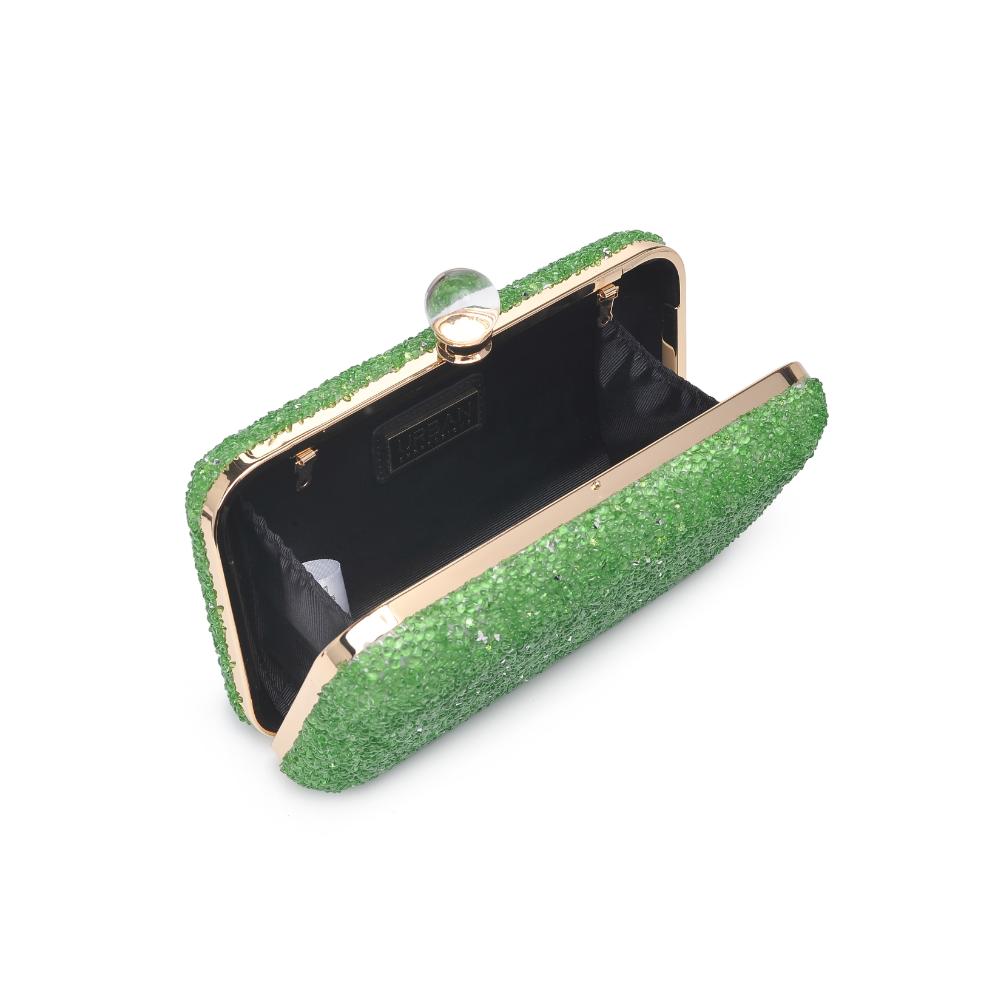 Woman wearing Lime Urban Expressions Penelope Evening Bag 840611130754 View 9 | Lime