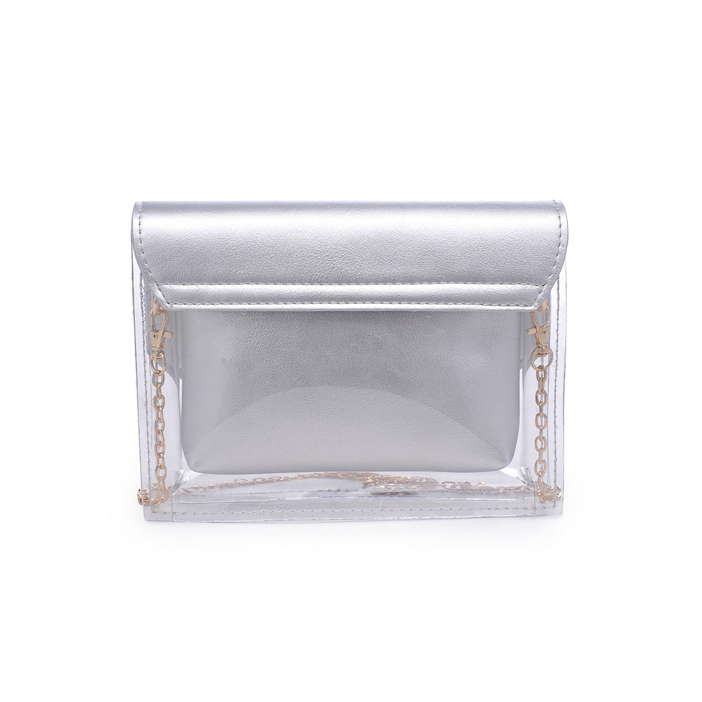 Product Image of Urban Expressions Tailgate Clutch 840611160010 View 3 | Silver