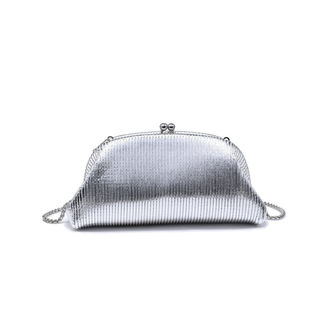 Urban Expressions Coraline Clutch 840504215025 View 3 | Silver