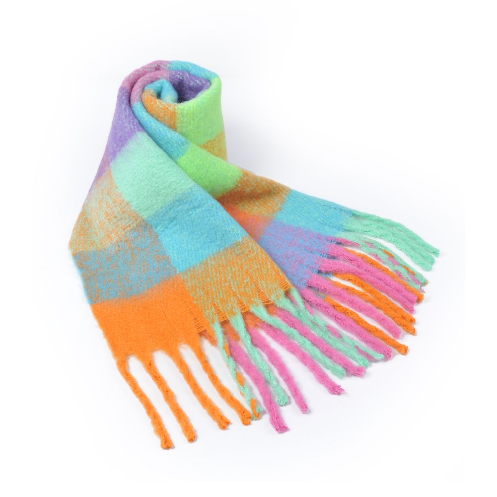 Product Image of Urban Expressions MAGGIO Scarves 840611103963 View 6 | Orange Multi