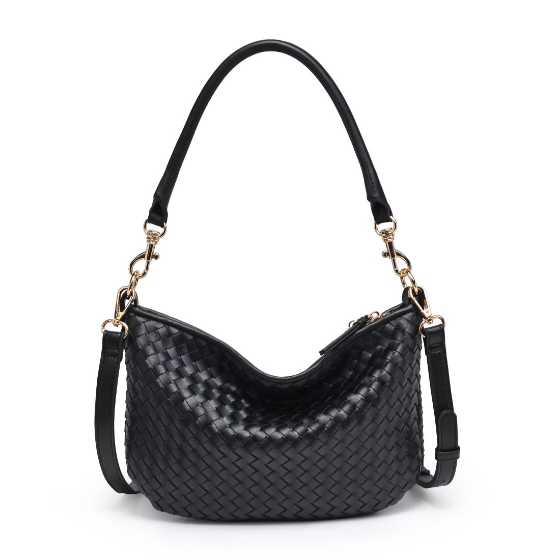 Urban Expressions Jordan - Woven Shoulder Bag 840504216404 View 3 | Black