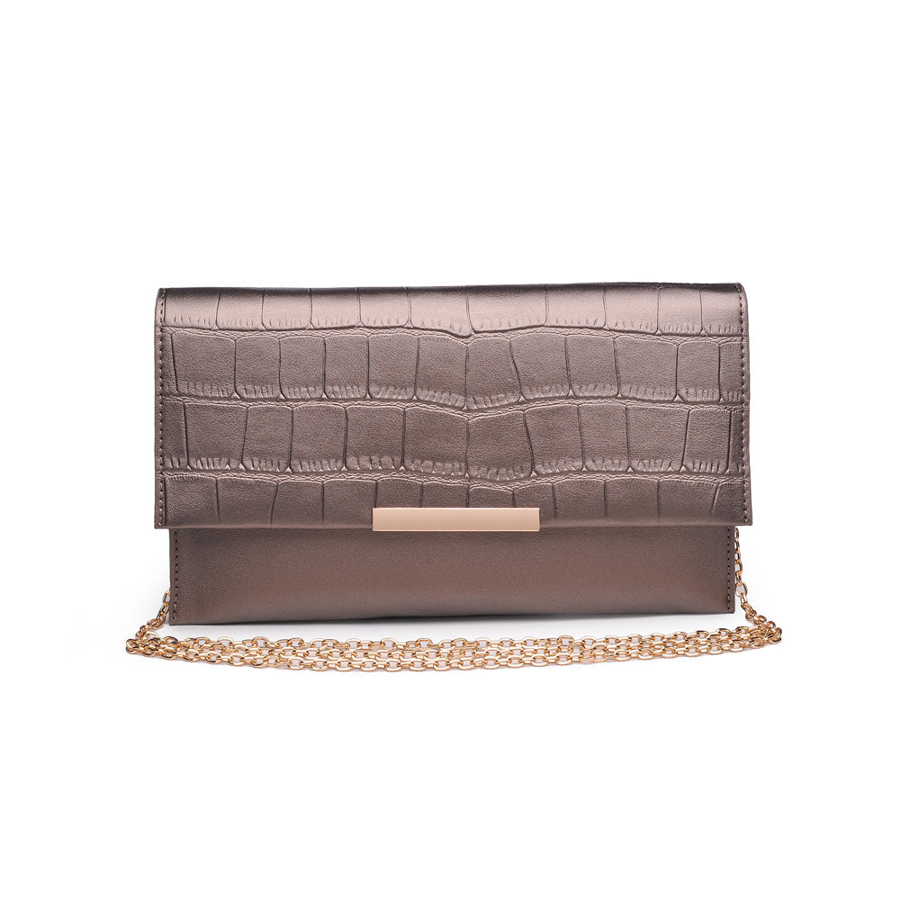 Product Image of Urban Expressions Estelle Clutch NA-840611156693 View 1 | Pewter