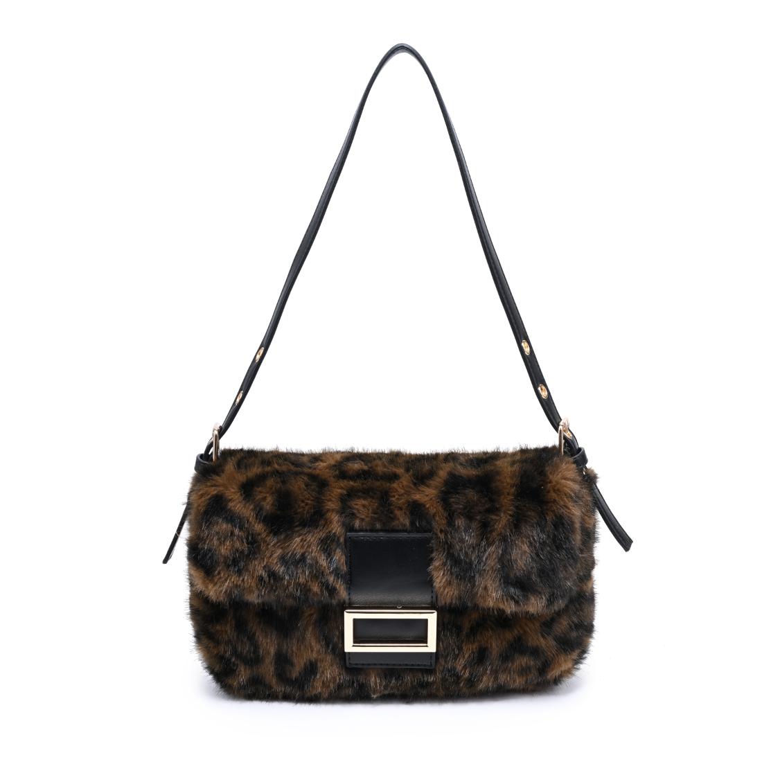 Urban Expressions Beverly - Faux Fur Crossbody 840504212451 View 5 | Leopard