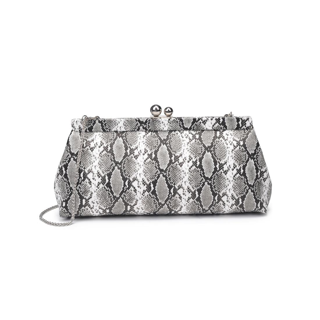 Product Image of Urban Expressions Joplin - Kisslock Clutch 840504200779 View 5 | Black White