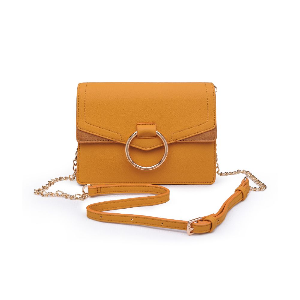 Product Image of Urban Expressions Ella Pebble Crossbody NA-840611162922 View 1 | Mustard