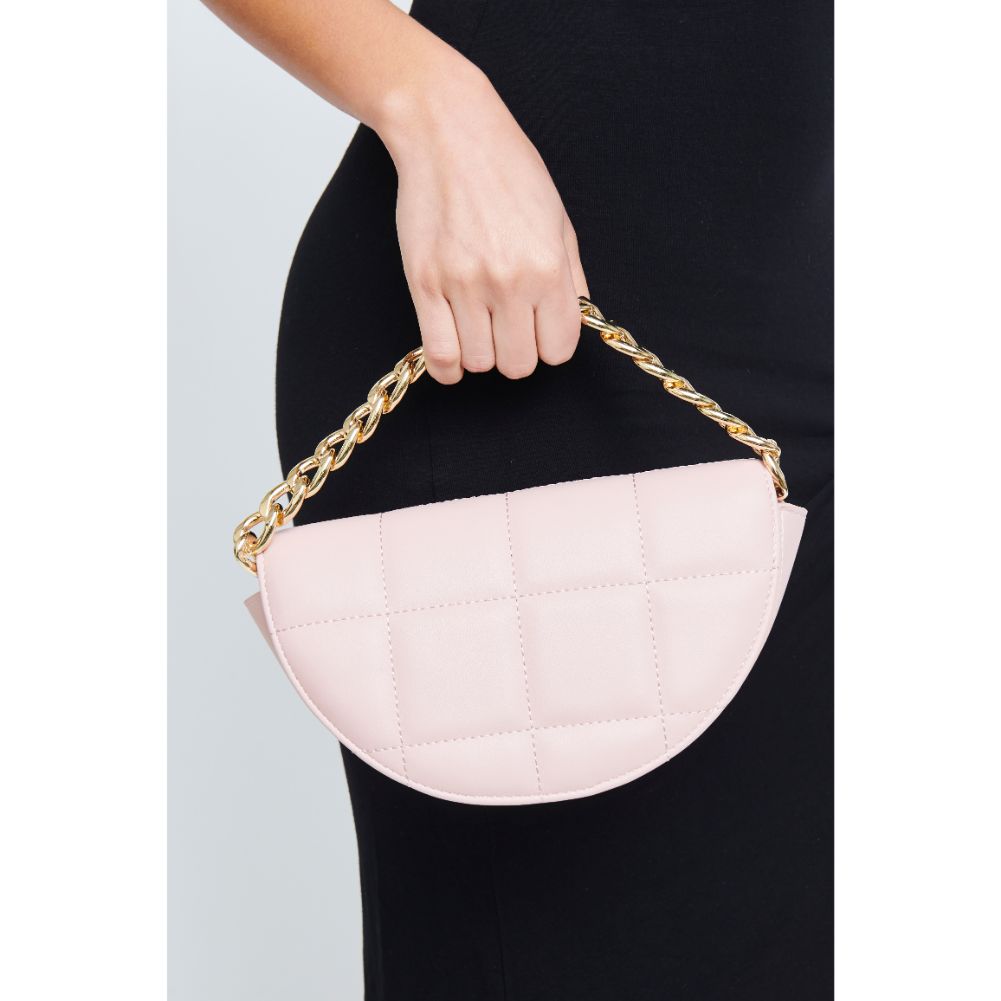 Woman wearing Rose Water Urban Expressions Natalie Crossbody 840611178626 View 2 | Rose Water